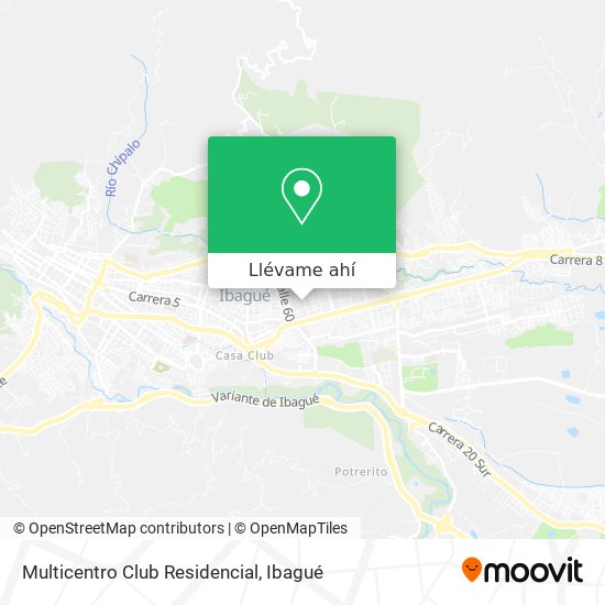 Mapa de Multicentro Club Residencial