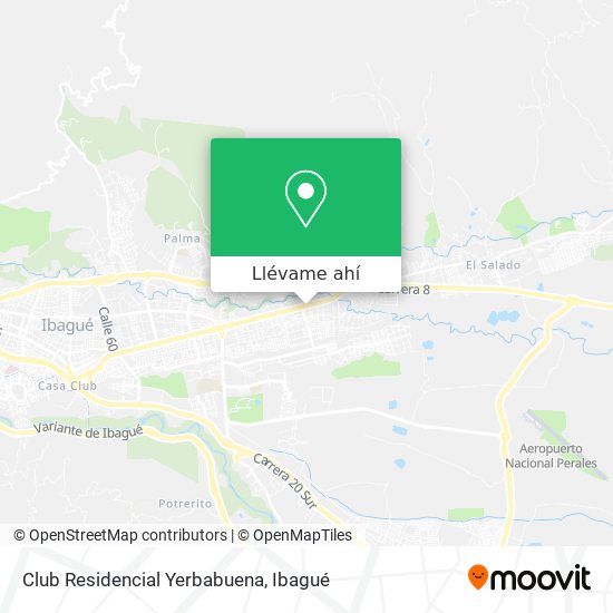 Mapa de Club Residencial Yerbabuena