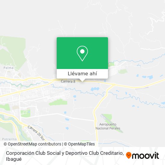 Mapa de Corporación Club Social y Deportivo Club Creditario
