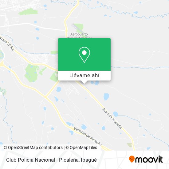 Mapa de Club Policia Nacional - Picaleña