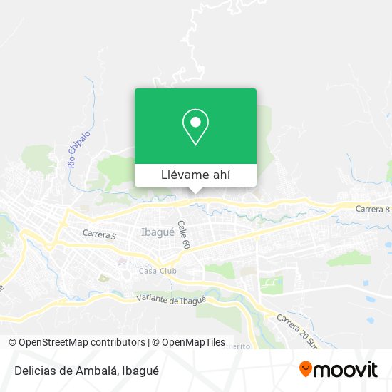 Mapa de Delicias de Ambalá