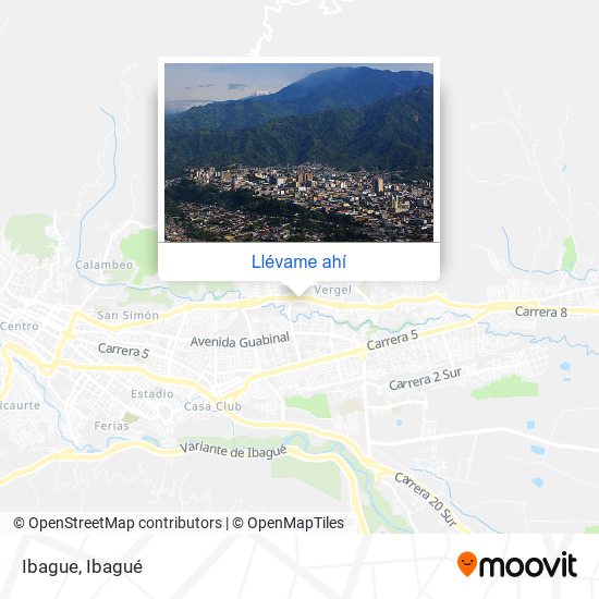 Mapa de Ibague