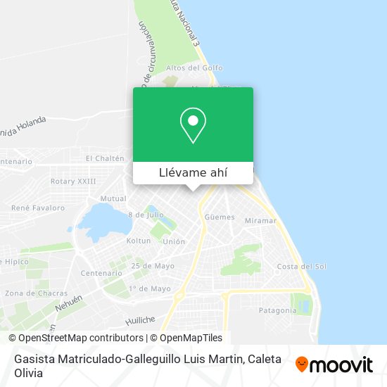 Mapa de Gasista Matriculado-Galleguillo Luis Martin