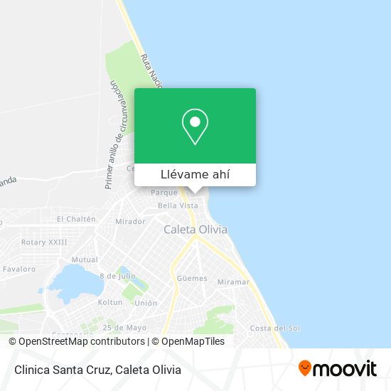 Mapa de Clinica Santa Cruz