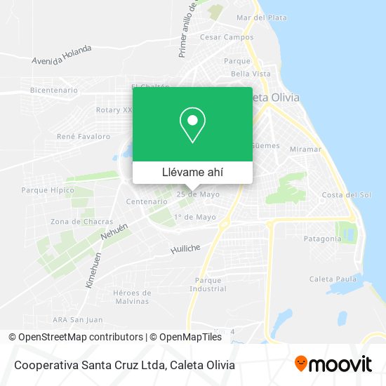Mapa de Cooperativa Santa Cruz Ltda