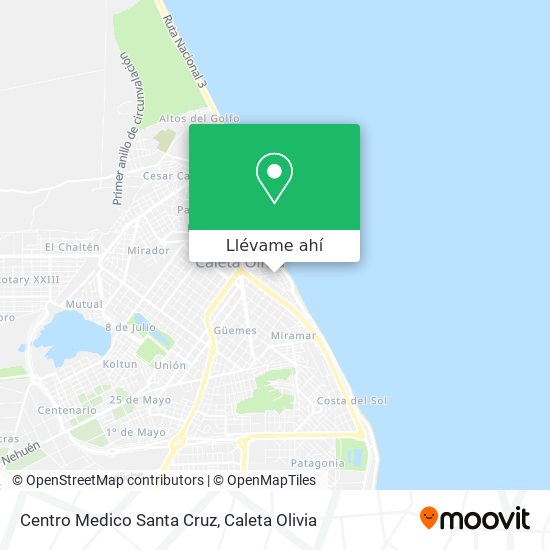 Mapa de Centro Medico Santa Cruz