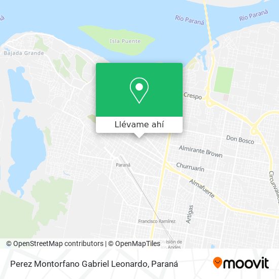 Mapa de Perez Montorfano Gabriel Leonardo