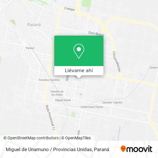 Mapa de Miguel de Unamuno / Provincias Unidas