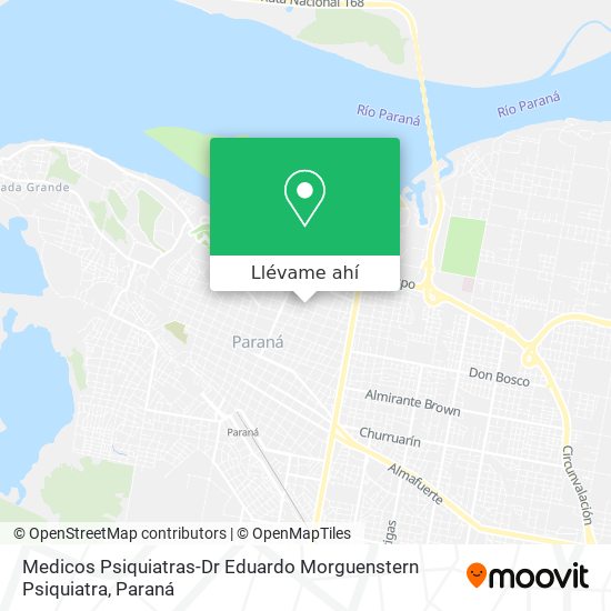Mapa de Medicos Psiquiatras-Dr Eduardo Morguenstern Psiquiatra