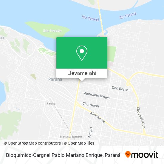 Mapa de Bioquímico-Cargnel Pablo Mariano Enrique