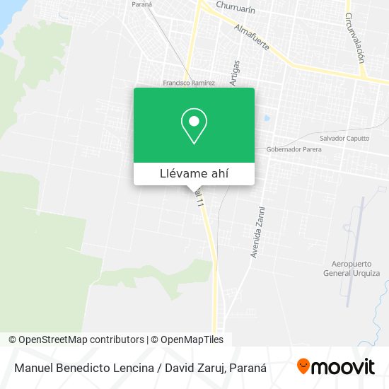 Mapa de Manuel Benedicto Lencina / David Zaruj