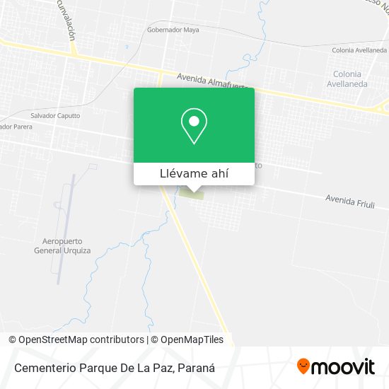 Mapa de Cementerio Parque De La Paz
