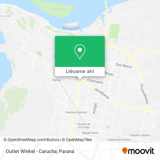 Mapa de Outlet Winkel - Carucha