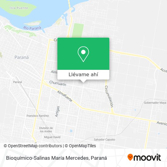 Mapa de Bioquímico-Salinas María Mercedes