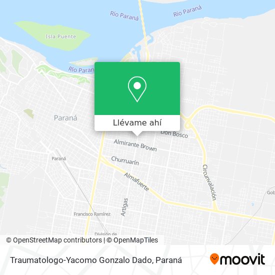 Mapa de Traumatologo-Yacomo Gonzalo Dado