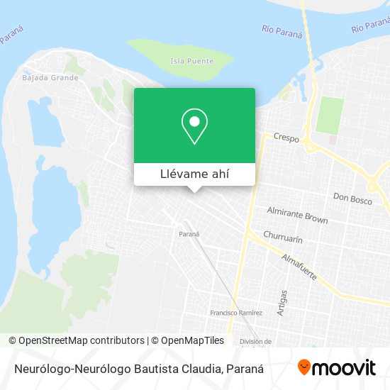 Mapa de Neurólogo-Neurólogo Bautista Claudia