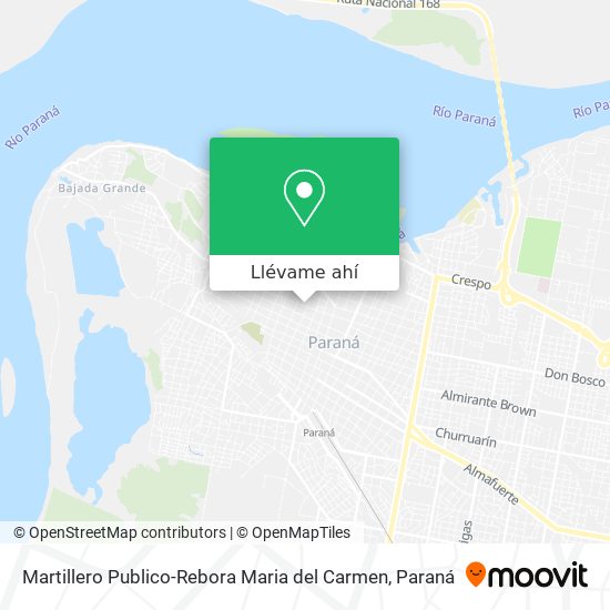 Mapa de Martillero Publico-Rebora Maria del Carmen