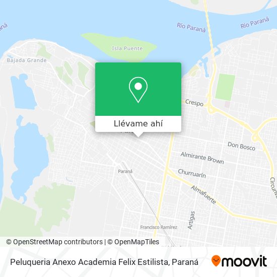 Mapa de Peluqueria Anexo Academia Felix Estilista