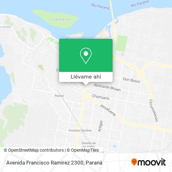 Mapa de Avenida Francisco Ramírez 2300