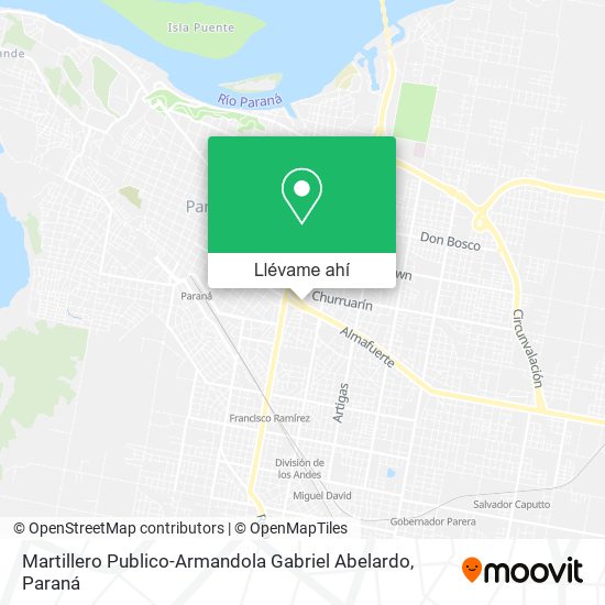 Mapa de Martillero Publico-Armandola Gabriel Abelardo