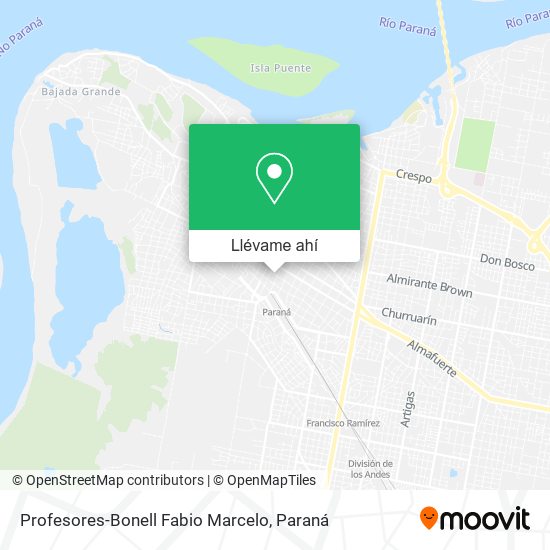 Mapa de Profesores-Bonell Fabio Marcelo