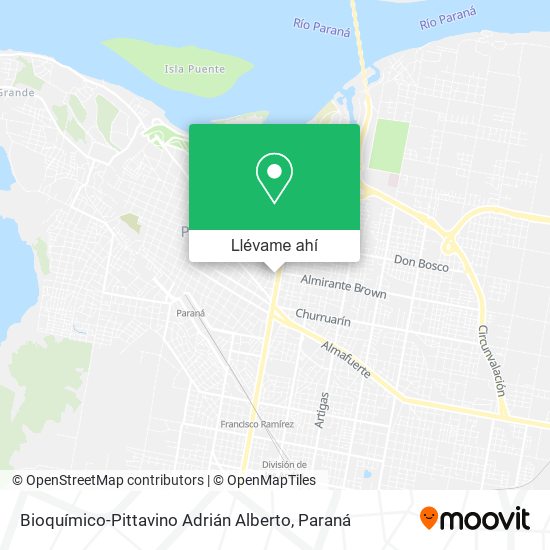 Mapa de Bioquímico-Pittavino Adrián Alberto