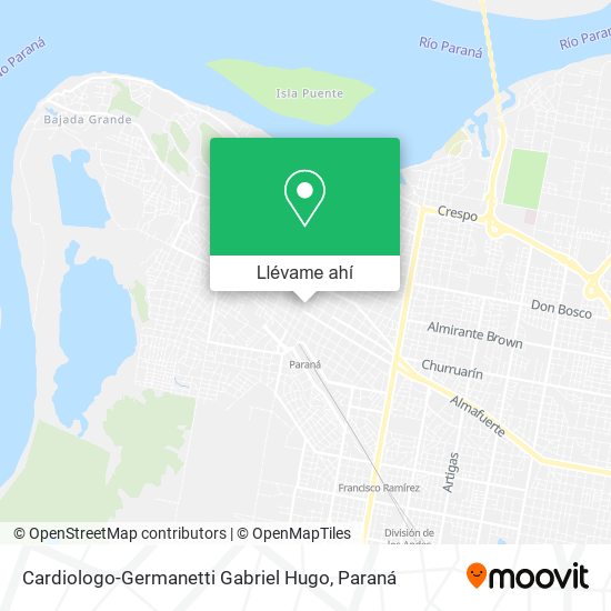 Mapa de Cardiologo-Germanetti Gabriel Hugo