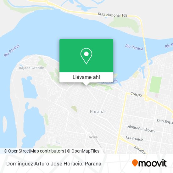 Mapa de Dominguez Arturo Jose Horacio