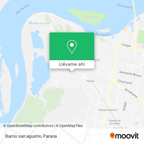Mapa de Barrio san agustin