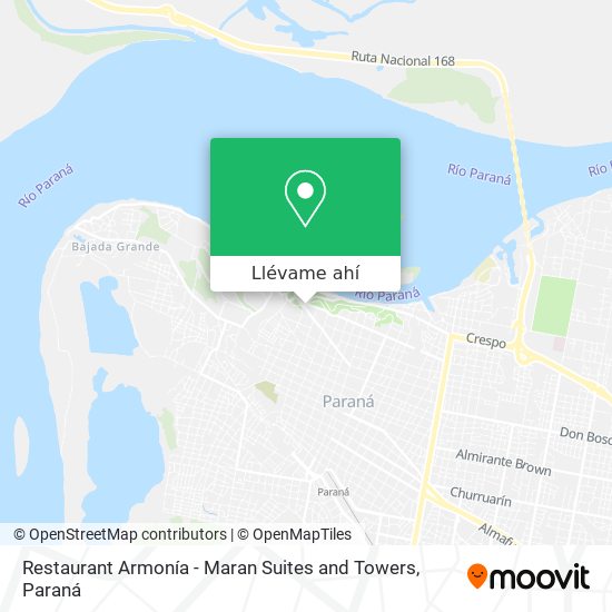 Mapa de Restaurant Armonía - Maran Suites and Towers