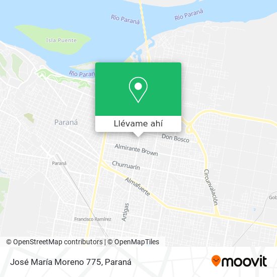 Mapa de José María Moreno 775