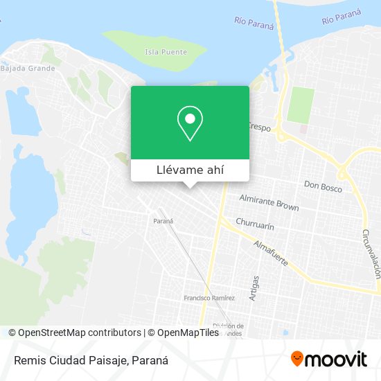 Mapa de Remis Ciudad Paisaje