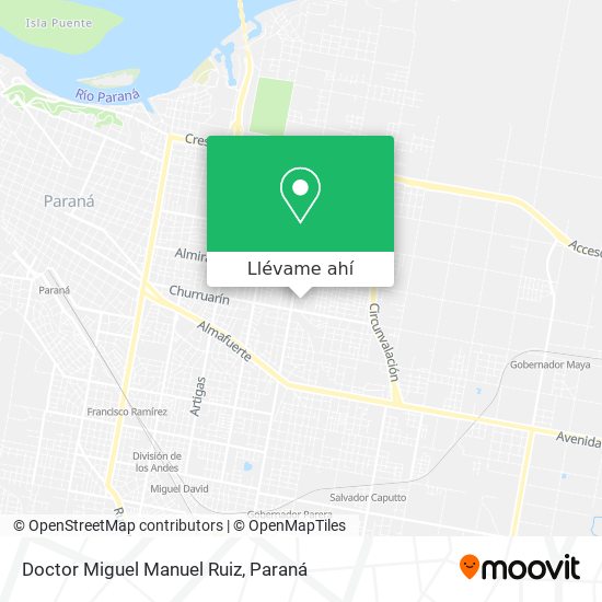 Mapa de Doctor Miguel Manuel Ruiz