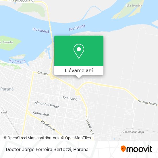 Mapa de Doctor Jorge Ferreira Bertozzi