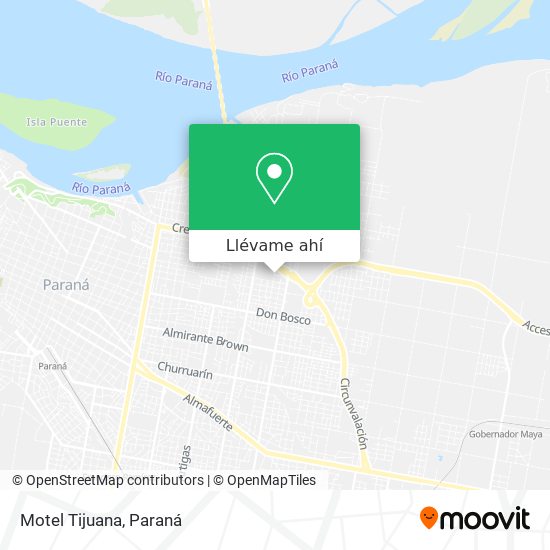 Mapa de Motel Tijuana