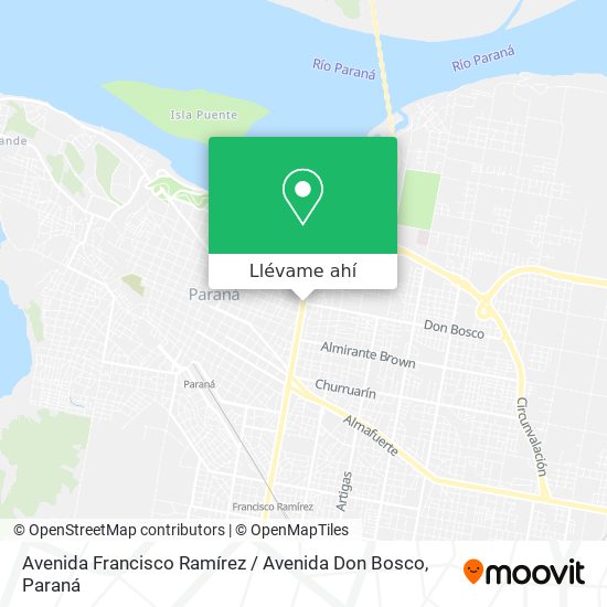 Mapa de Avenida Francisco Ramírez / Avenida Don Bosco