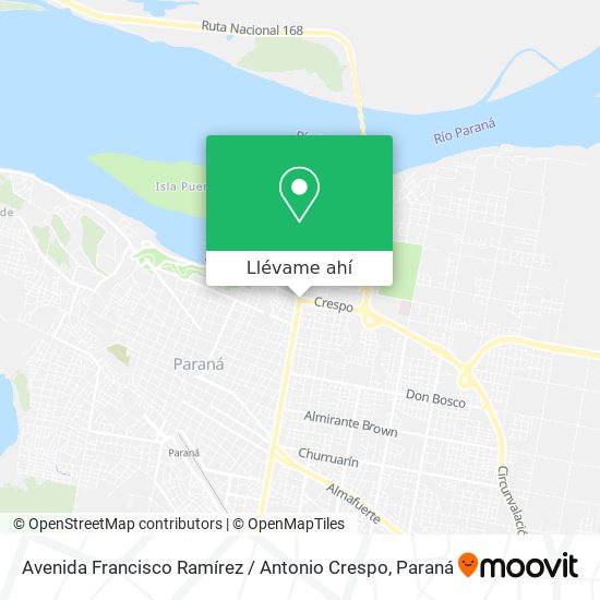 Mapa de Avenida Francisco Ramírez / Antonio Crespo
