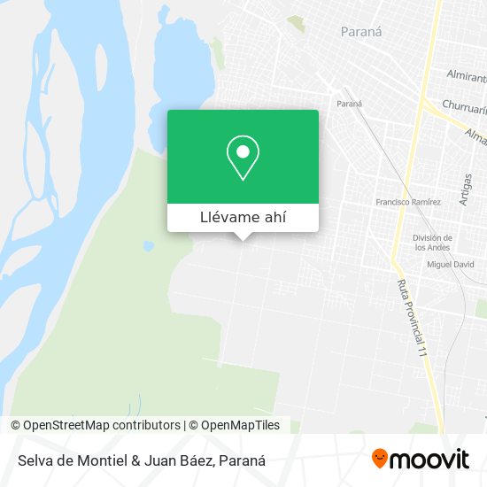 Mapa de Selva de Montiel & Juan Báez