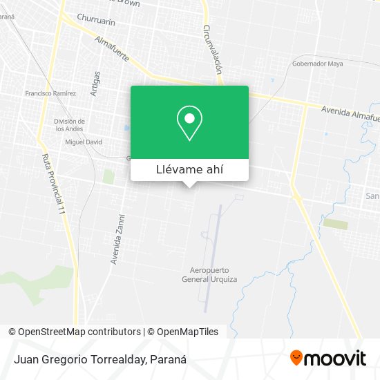 Mapa de Juan Gregorio Torrealday