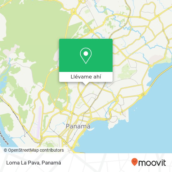 Mapa de Loma La Pava