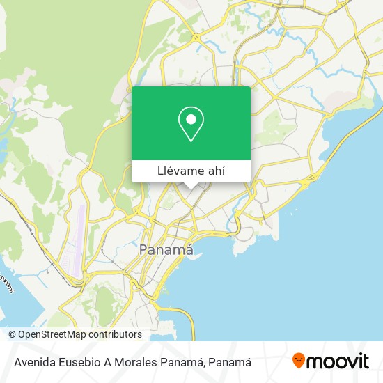 Mapa de Avenida Eusebio A Morales  Panamá