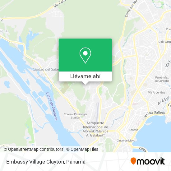 Mapa de Embassy Village  Clayton