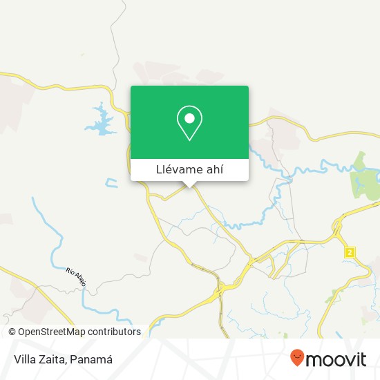 Mapa de Villa Zaita