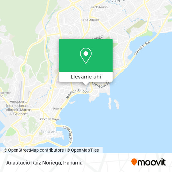 Mapa de Anastacio Ruiz Noriega