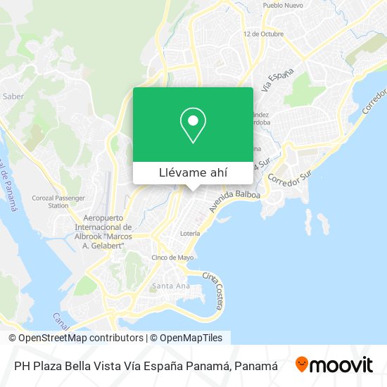 Mapa de PH Plaza Bella Vista  Vía España  Panamá