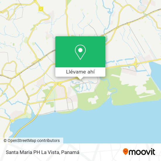 Mapa de Santa Maria  PH La Vista