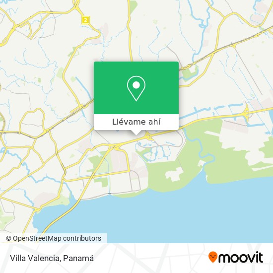 Mapa de Villa Valencia