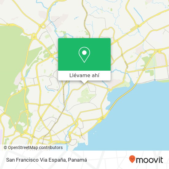 Mapa de San Francisco Via España