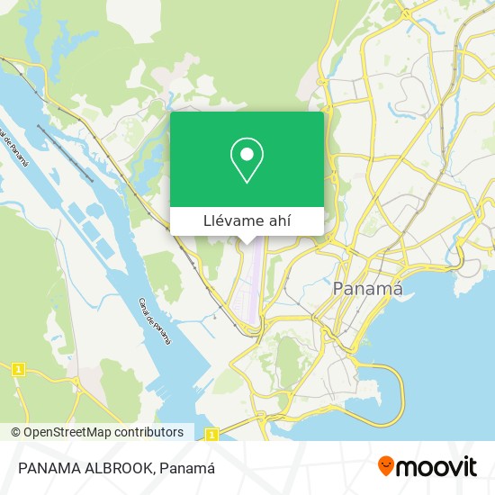 Mapa de PANAMA ALBROOK