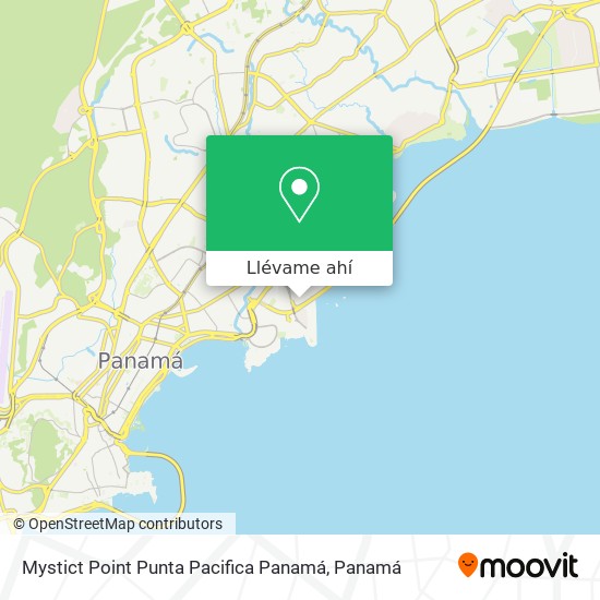 Mapa de Mystict Point  Punta Pacifica  Panamá